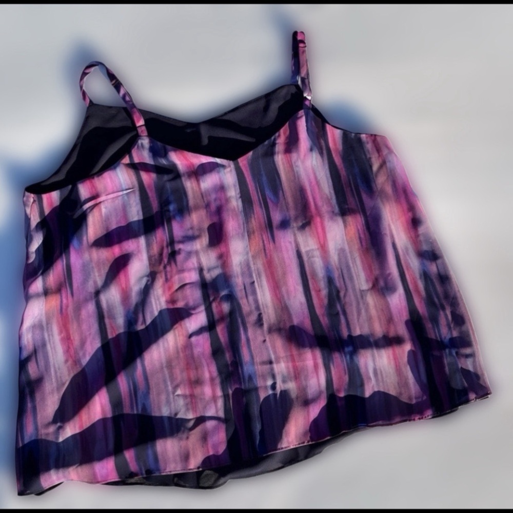 β¨ 2x HP β¨ NWOT β¨ Sophie Swing Multi-Watercolor Cami Tank β¨ - Picture 2 of 14